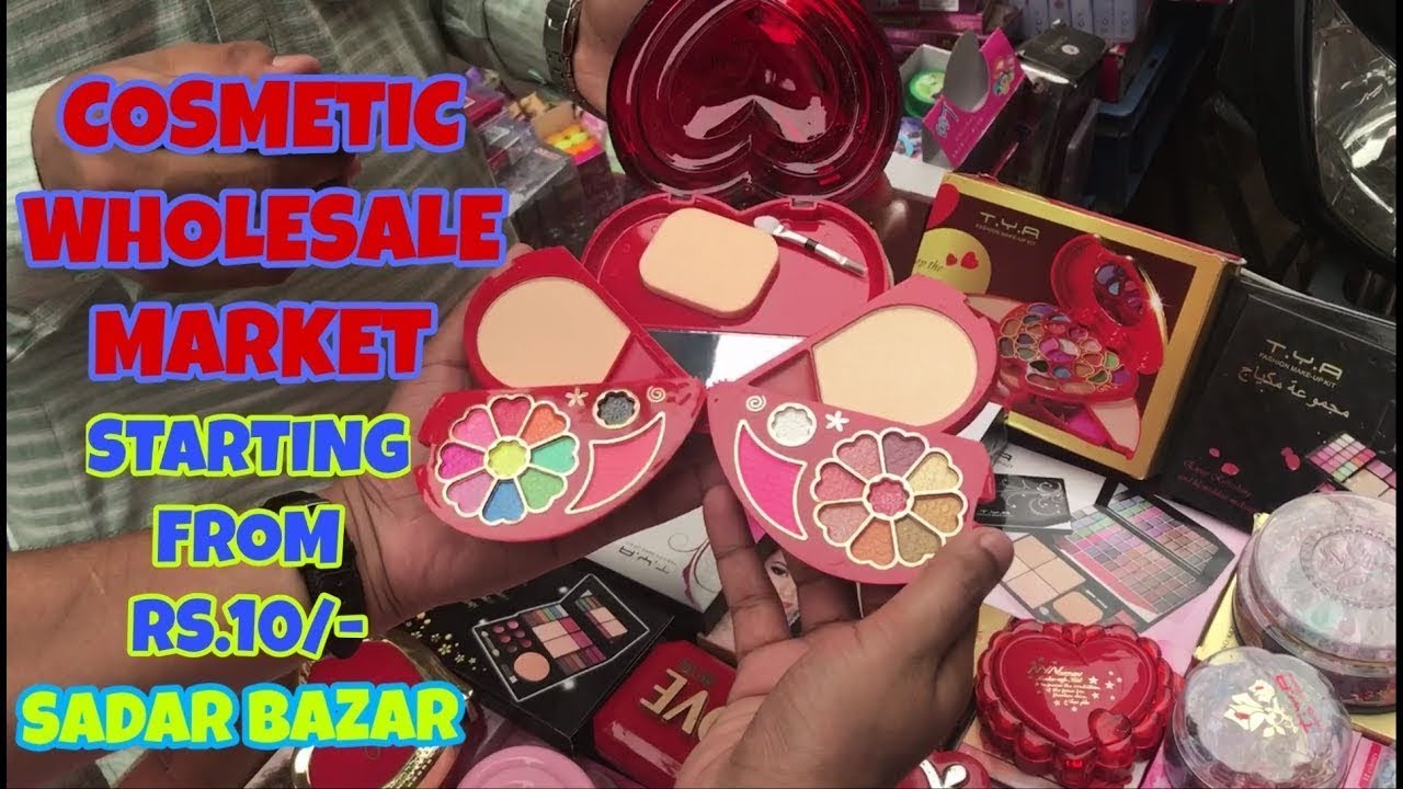 COSMETIC WHOLESALE MARKET AT VERY CHEAP PRICE, MAKEUP KIT AND COSMETIC PRODUCTS TELIWARA SADAR BAZAR