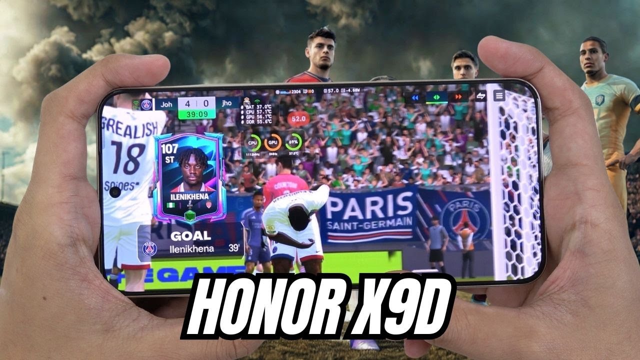 HONOR X9D Test Game EA Sports FC Mobile | Snapdragon 6 Gen 4 | 120Hz