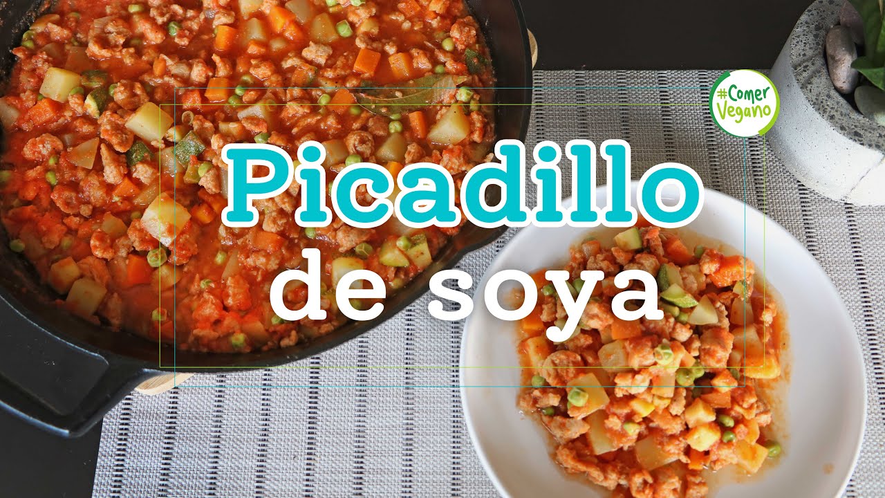 🌮 PICADILLO DE SOYA | ¡Delicioso, nutritivo y alto en proteína!