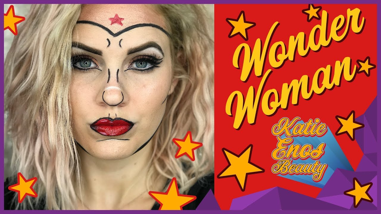 HALLOWEEN MAKEUP TUTORIAL - WONDER WOMAN | KEB