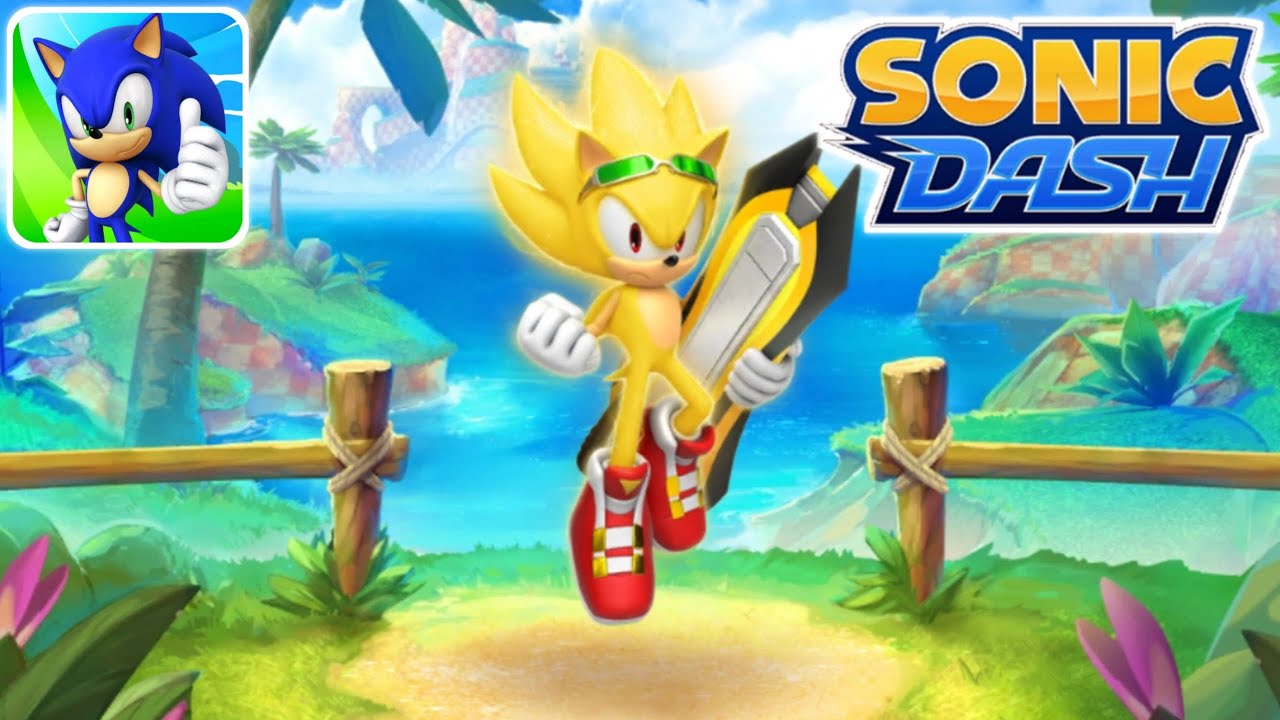 SONIC DASH - EXTREME GEAR SUPER SONIC ANDROID GAMEPLAY