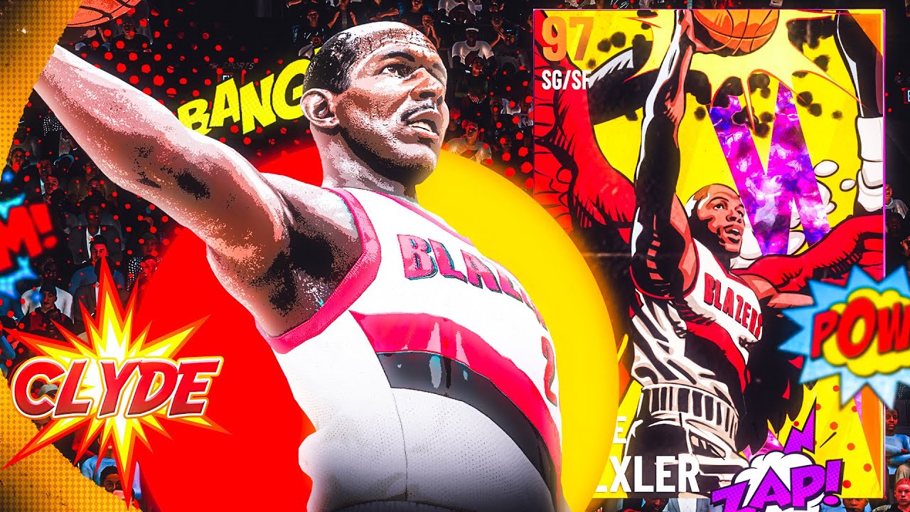 *FREE* GALAXY OPAL CLYDE DREXLER GAMEPLAY! THEY MADE HIM A WALKING BUCKET! NBA 2k21 MyTEAM
