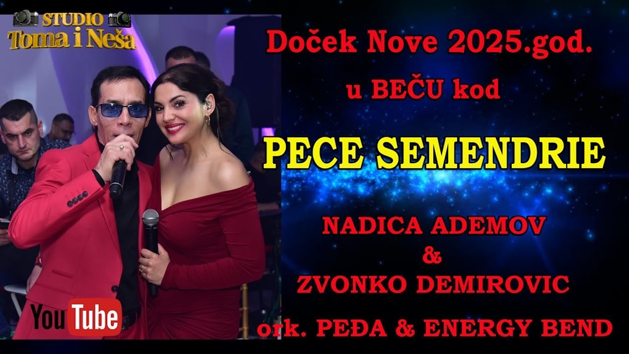 ZVONKO I NADICA- Docek Nove 2025 kod Pece Semendrie u Becu- studio Toma Nesa