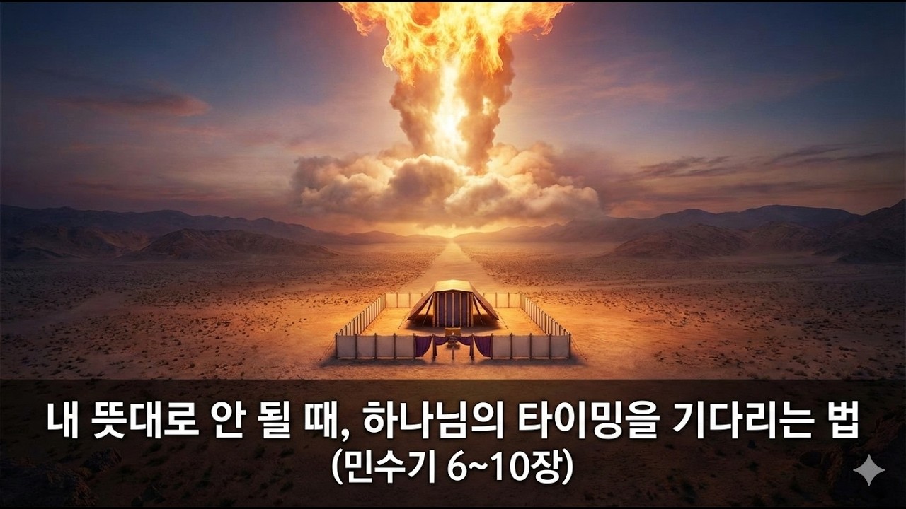 [민수기 6장~10장] 내 뜻대로 안 될 때, 하나님의 타이밍을 기다리는 법