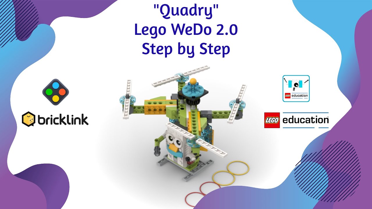 Drone | QUADRY ⚙️ Lego WeDo 2.0 | TUTORIAL ✔️