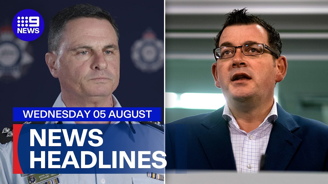 Firebombing treated as an act of terror; Victoria corruption investigation | 9 News Australia