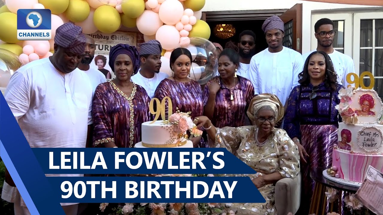 Family, Friends Celebrate Chief Leila Fowler @90