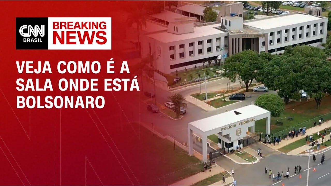 CNN tem acesso &agrave; sala onde Bolsonaro est&aacute; preso | AGORA CNN