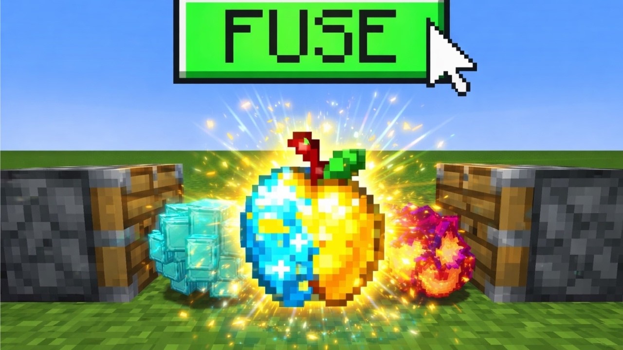 Minecraft, Mais je peux FUSIONNER les Items !