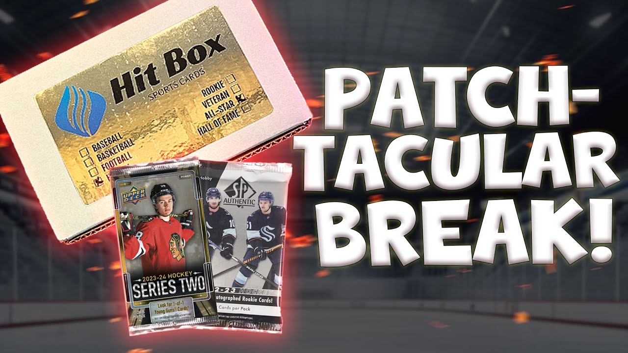 Massive Patch Auto!!! Hockey Card Pack Opening From Hitbox Sports Cards Allstar Subscription