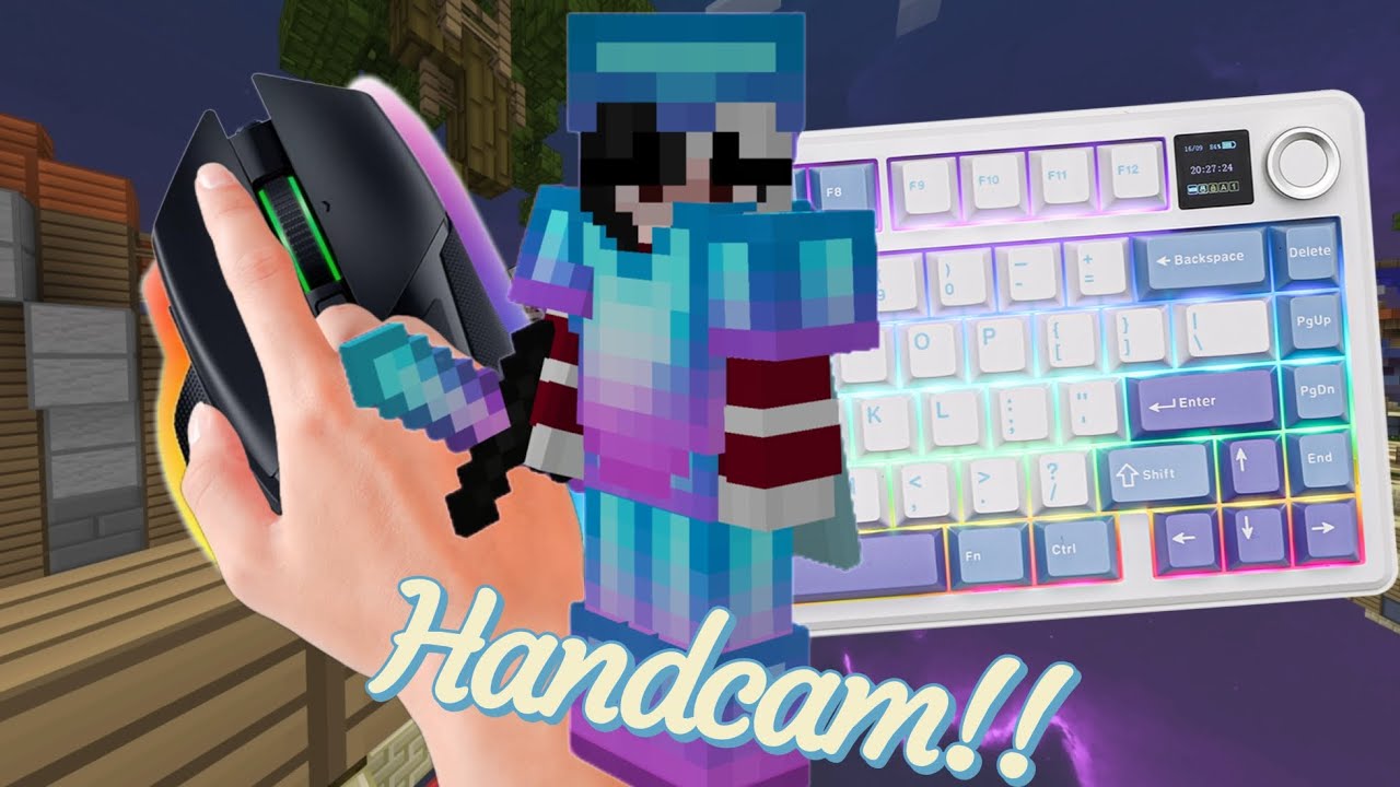 [HANDCAM!!] Hive Bedwars Keyboard & Mouse Sounds #11