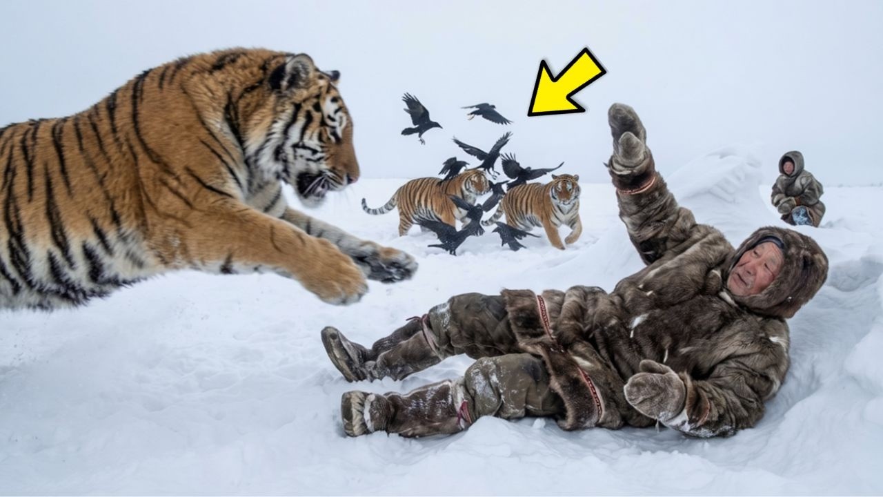94-LETNI MYŚLIWY JAKUT Stawia czoła 1300 TYGRYSOM, by Uratować WNUCZKĘ, ale dzieje się coś szokując…