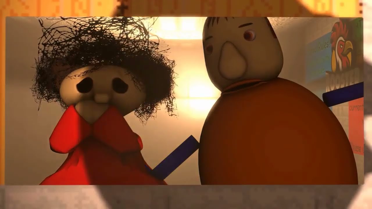[SFM BALDI] Новая девушка Балди Базовый РЕМАСТЕР В обучении KICK THE BUDDY SONIC Vs ORANGE MAN