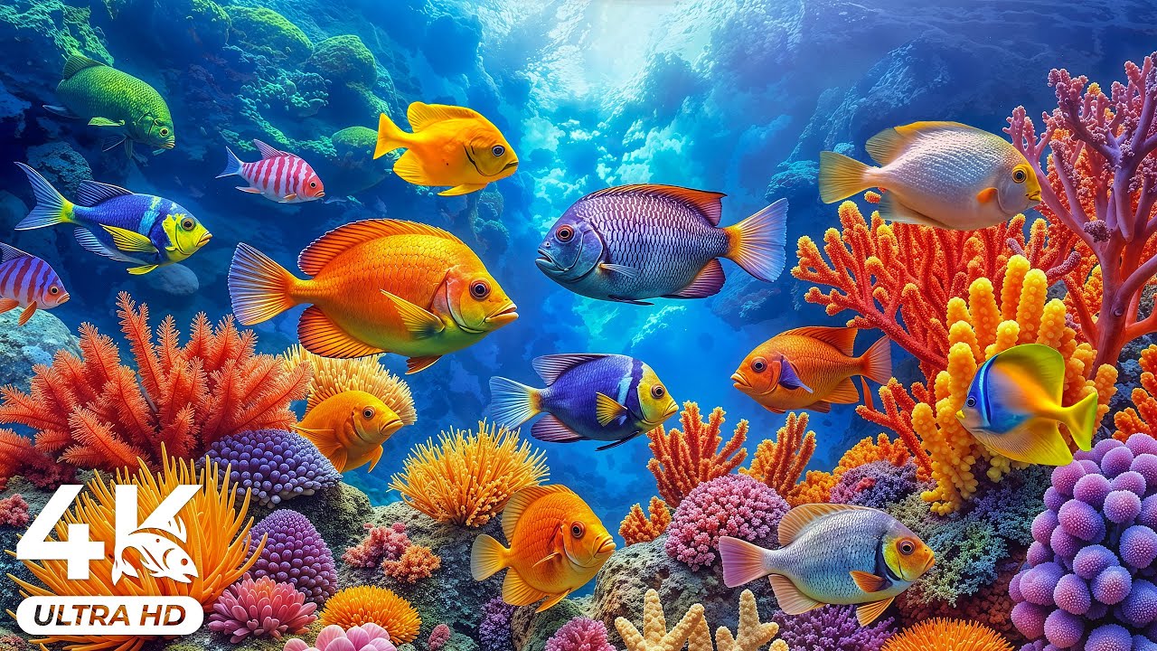 Amazing 4K Ocean Journey 🐬 Discover Majestic Marine Life in a Beautiful Ultra HD World