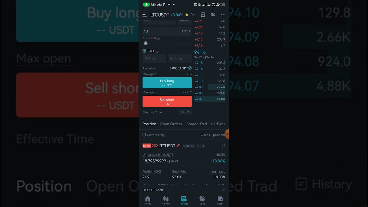 Bitget Futures Trading. How to take entries