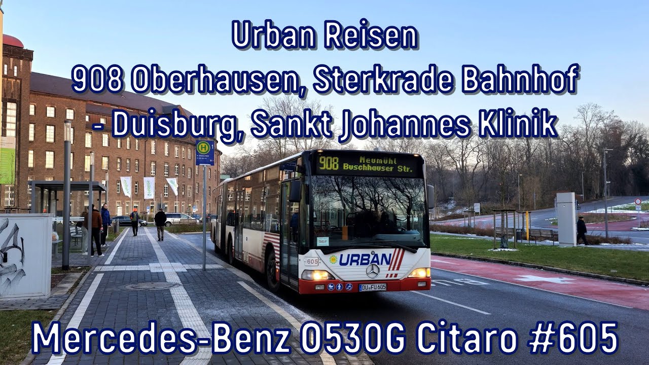 Urban Reisen - Linie 908, Mercedes-Benz O530G Citaro #605
