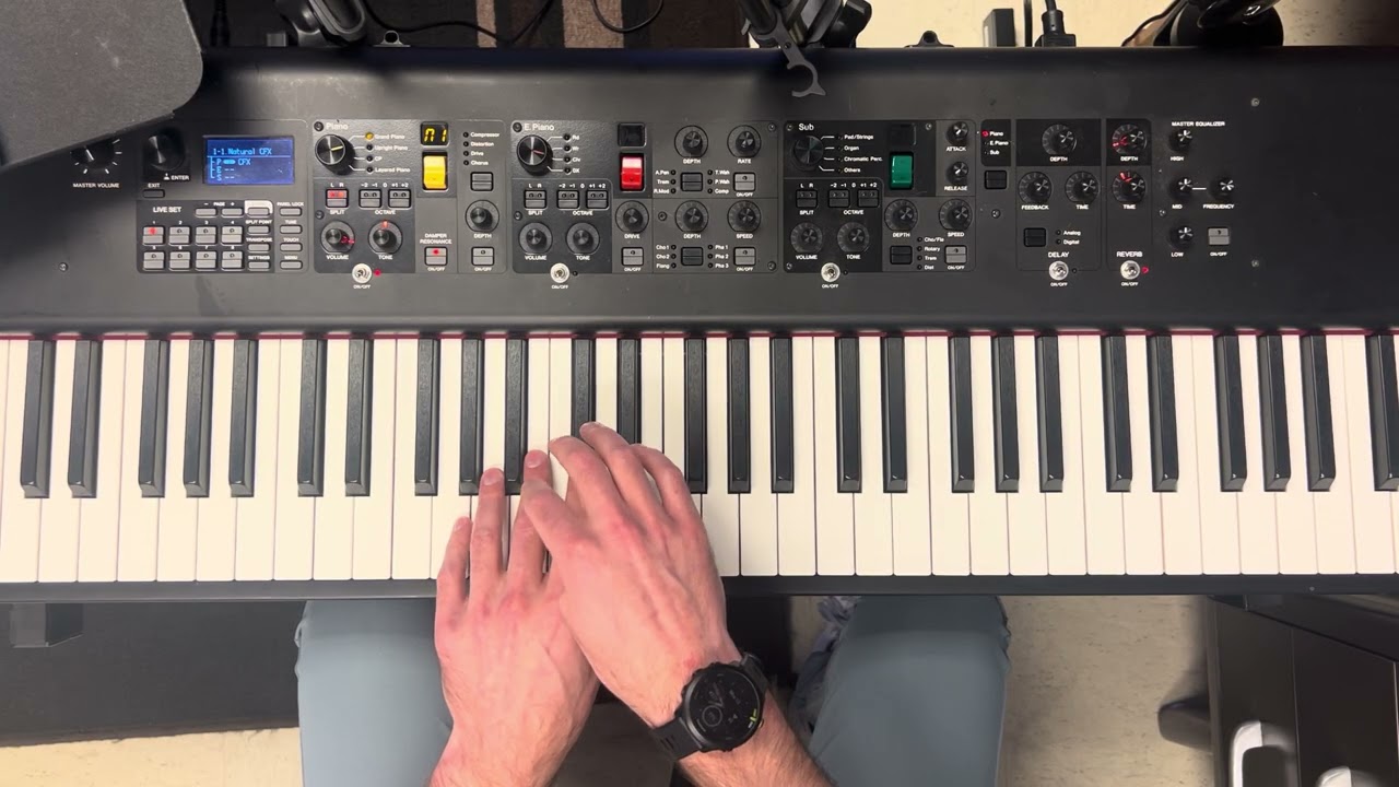 Scales Away from the Midline of the Piano