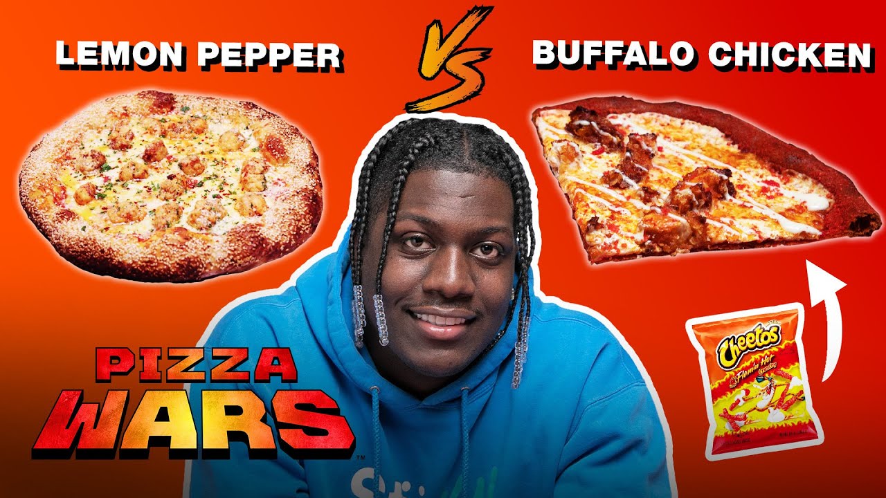 Lil Yachty Pizza Battle: Lemon Pepper Chicken vs Flamin' Hot Cheetos! | Pizza Wars