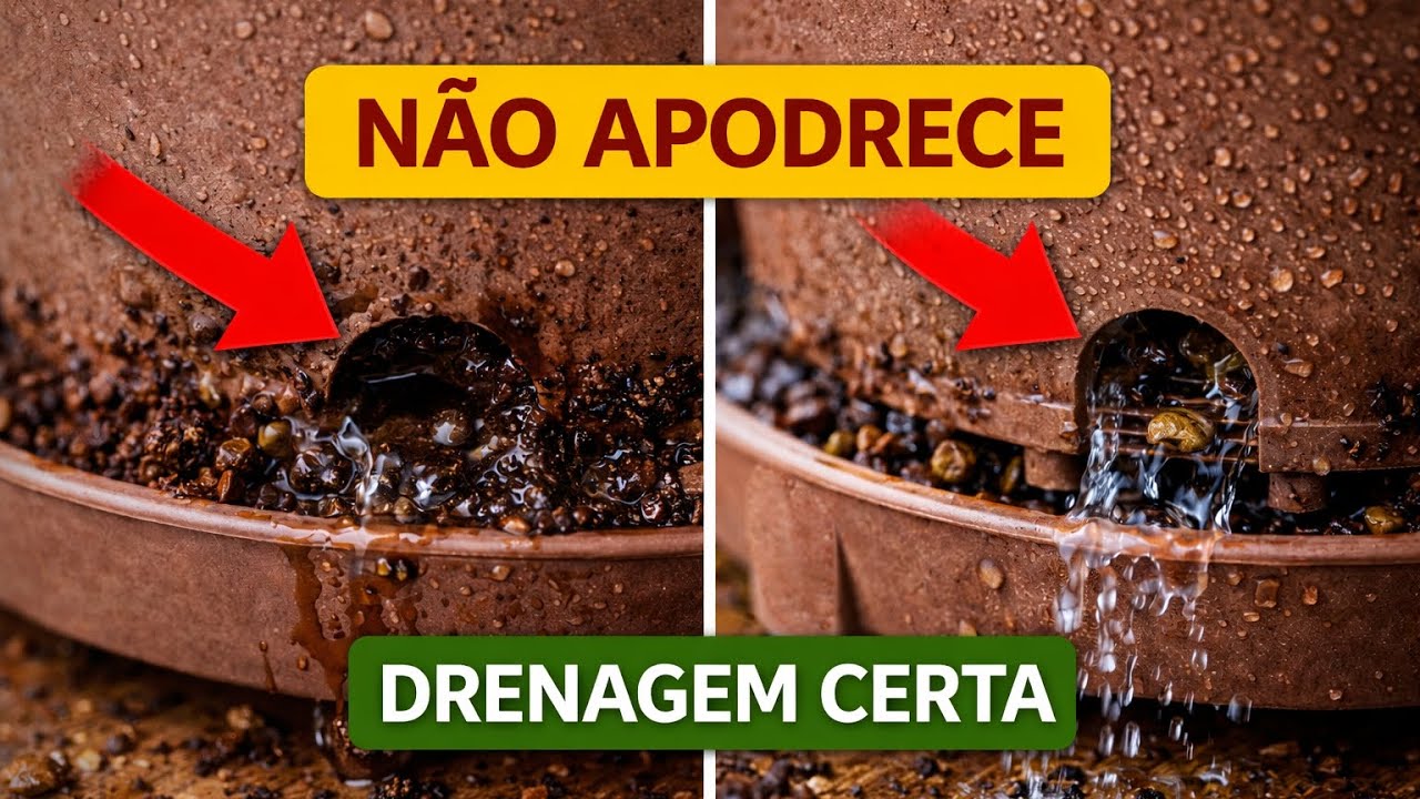 Como fazer DRENAGEM DE VASO sem erro: PEDRA NO FUNDO é mito? Jeito certo