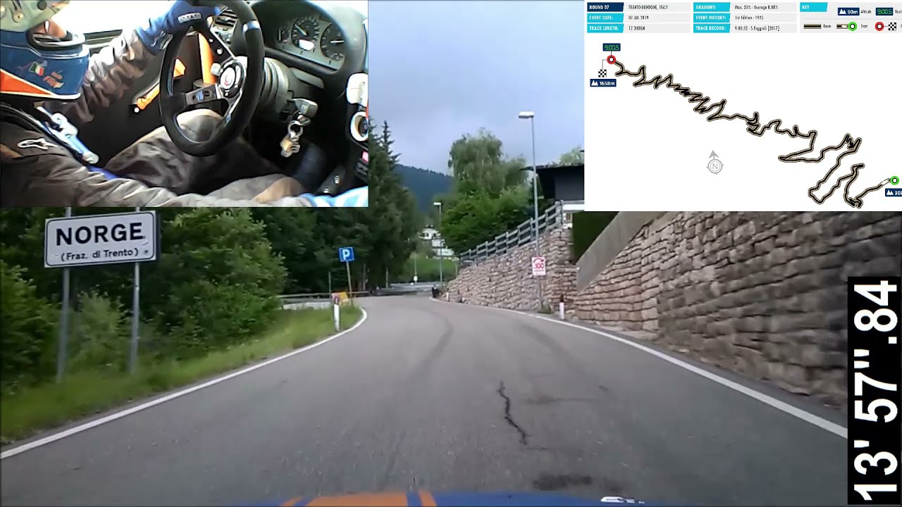 70&deg; Trento Bondone 2021 Bmw e36 320i R.S. 2.0 Filippi Gara on board
