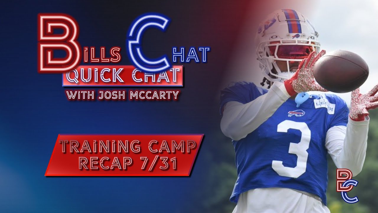 Josh Allen injury scare? Damar Hamlin takes a huge step! Tre White shines! Training Camp 7/31 Recap