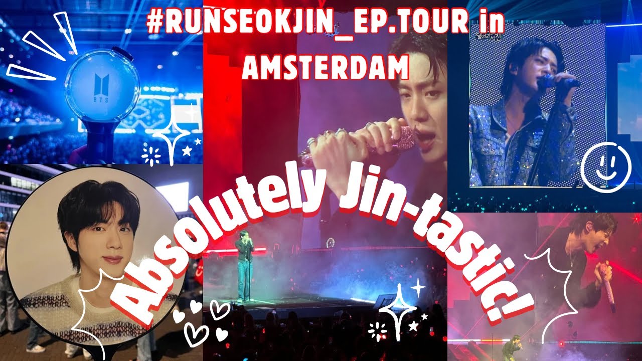 BTS Jin Concert Vlog. #RUNSEOKJIN_EP.TOUR in Amsterdam