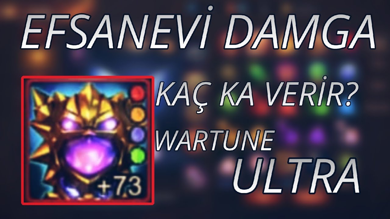 EFSANEVİ DAMGA!!(ARAF NASIL GEÇİLİR?-KAÇ KA VERİR)-#wartuneultra