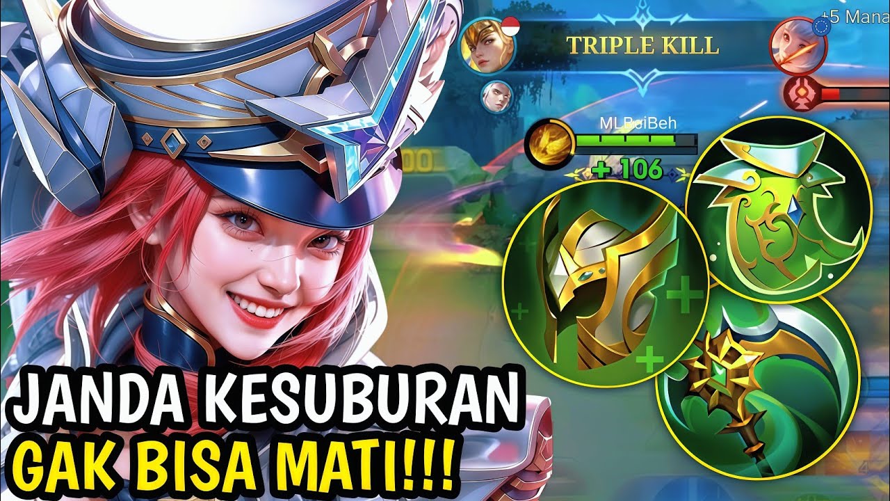 FREYA DI BUFF MAKIN RUSAK❗INI DIA FREYA BUILD TERKUAT AYO HIJAUKAN DUNIA| MLBB