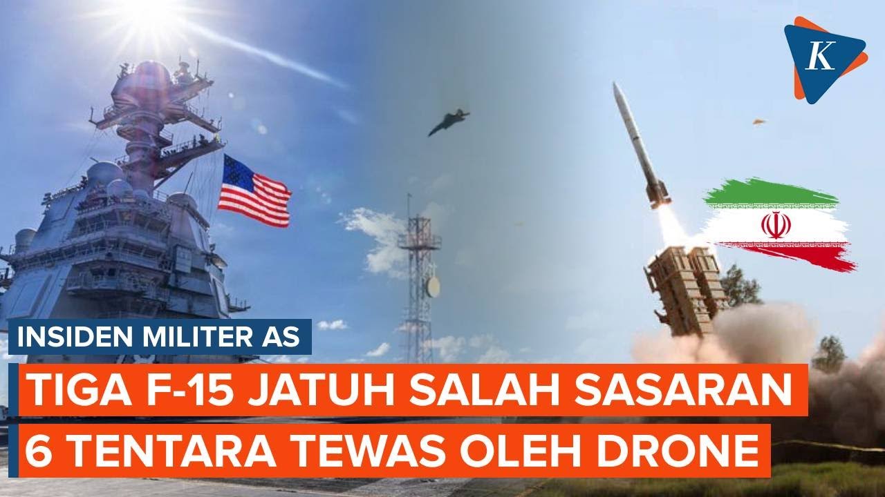 6 Tentara Tewas hingga F-15 Jatuh akibat Rekan Sendiri, Tanda AS Kewalahan Hadapi Iran?