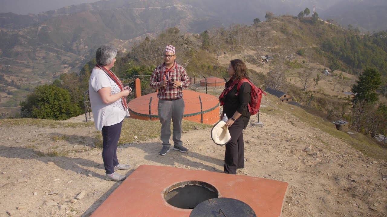 Engineers in Nepal have installed this new gravity fed water system | Oxfam GB