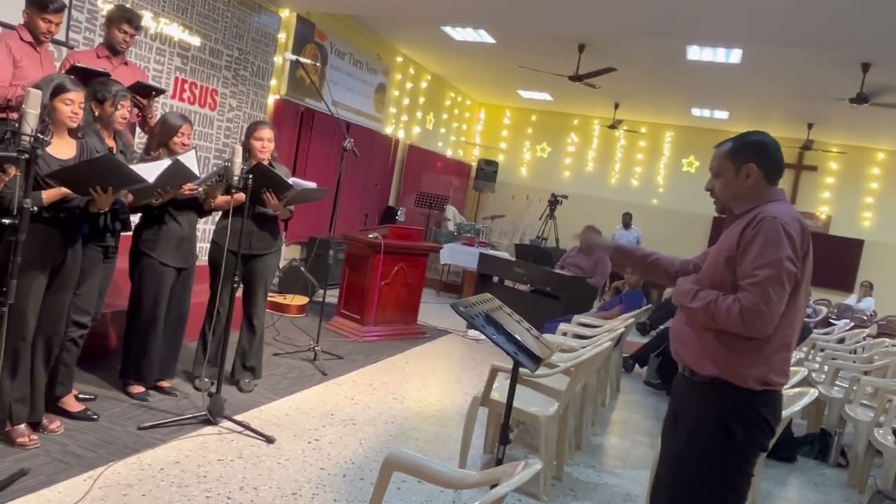 Bishop Heber Chapel, Madras Christian College sang (6) at Hindustan Bible College, Kilpauk!👌👏✌️