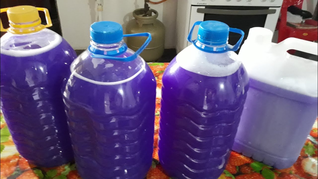 20 LITROS DE DESINFETANTE CASEIRO DE LAVANDA