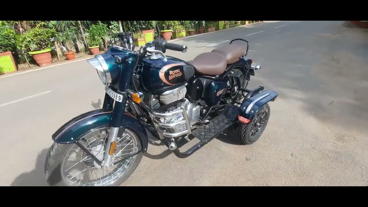 ROYAL ENFIELD SIDE WHEELS ATTACHMENT  FOR HANDICAP PEOPLE     mobile  no 9849504054