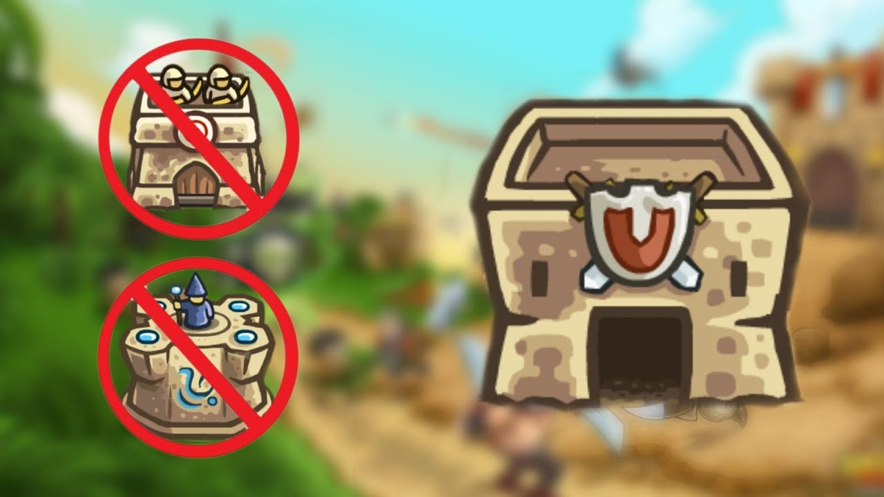 Can you beat kingdom rush frontiers with only baracks?
