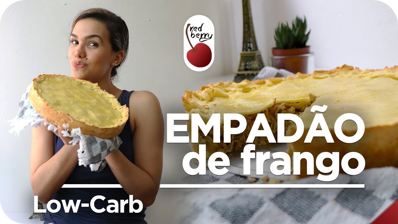 Empadão de Frango Low Carb | Massa Crocante