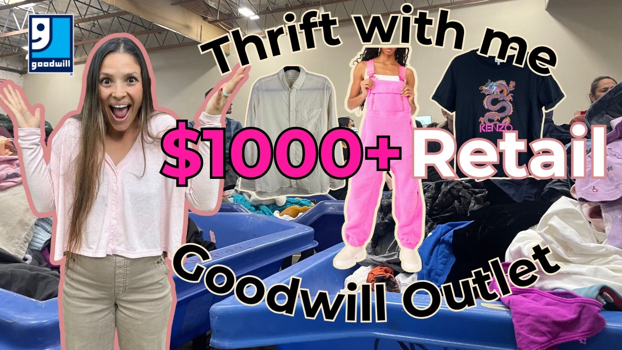 Thrift with Me in Seattle. Goodwill Bins High End Epic Haul $1000s of Retail. Resell on ebay