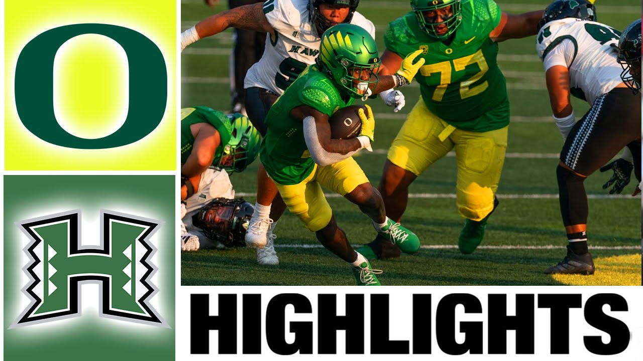 Oregon vs Hawaii Highlights | College Football Week 3 | 2023 College Football