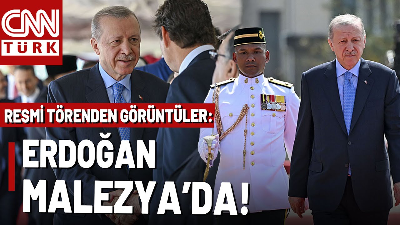 Erdoğan Asya Turunda: Cumhurbaşkanı Erdoğan Malezya'da Resmi Törenle Karşılandı