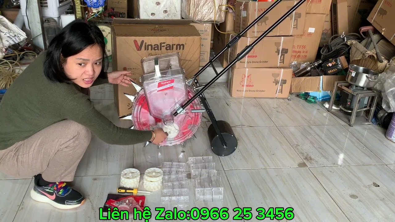 MÁY GIEO HẠT ĐA NĂNG VINAFARM 999 HAI CHỨC NĂNG MẪU BÁN LÂU NHẤT THỊ TRƯỜNG VIỆT 