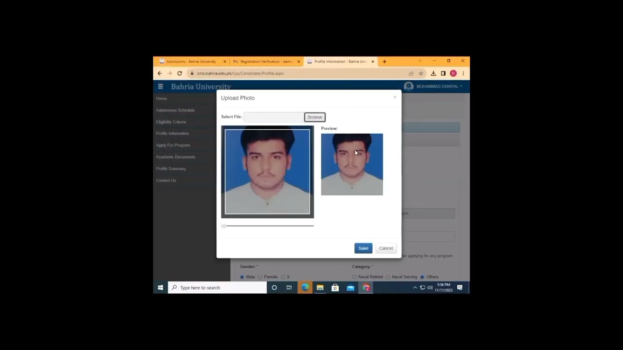 How to fill bs-nursing online admission form (PNNC)