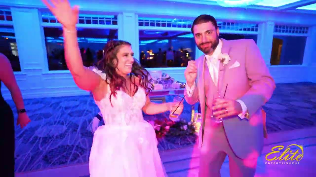 Dominic Sestito DJing a Wedding at the Crystal Point