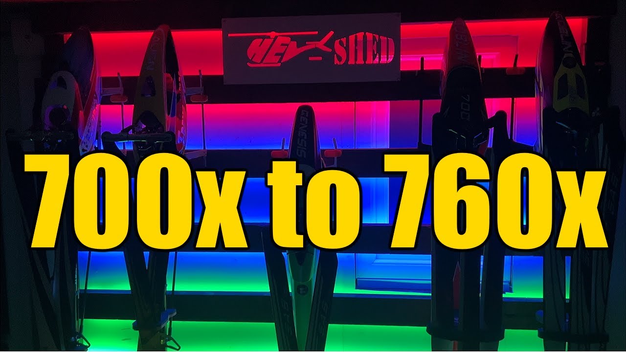 Align T-Rex 700x to Align T-Rex 760X - How?