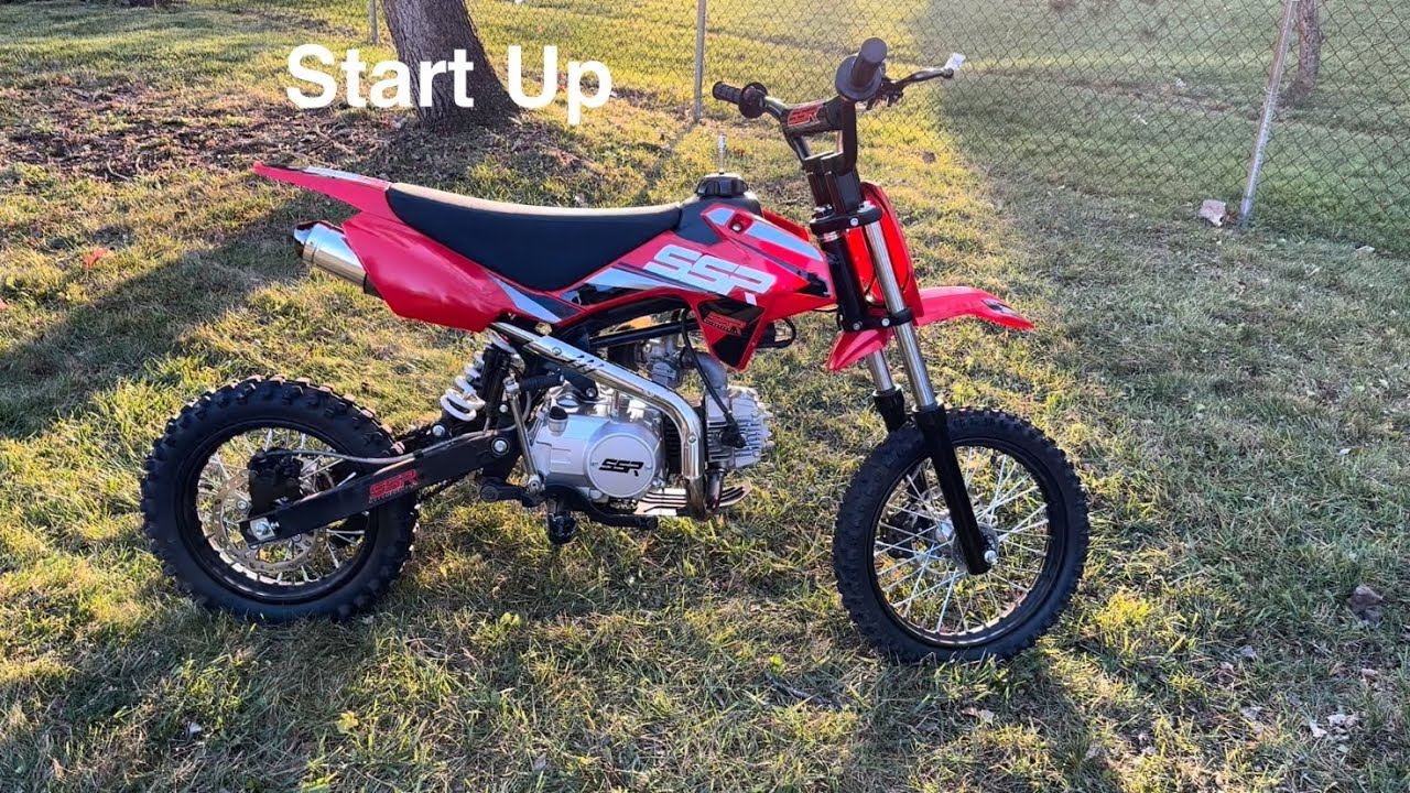 Ssr 125cc pit bike start up