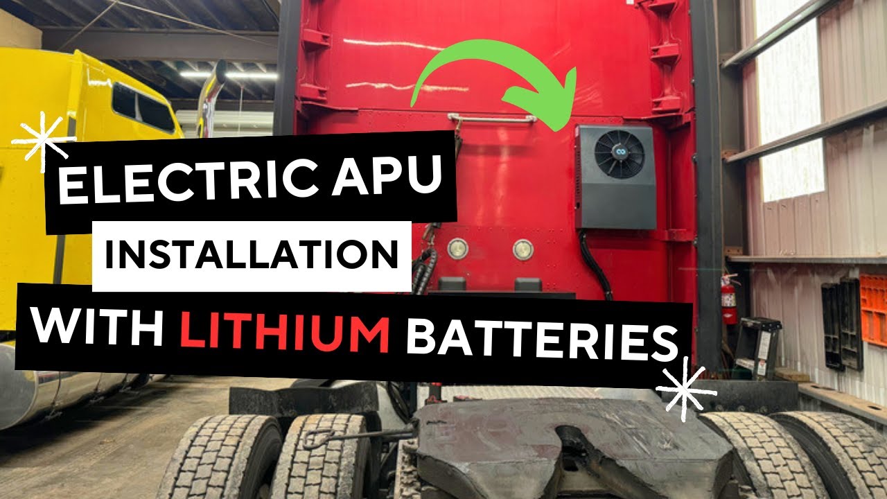 NEW All-Electric APU with Lithium Batteries Installation (Lightweight & Under the Bunk)