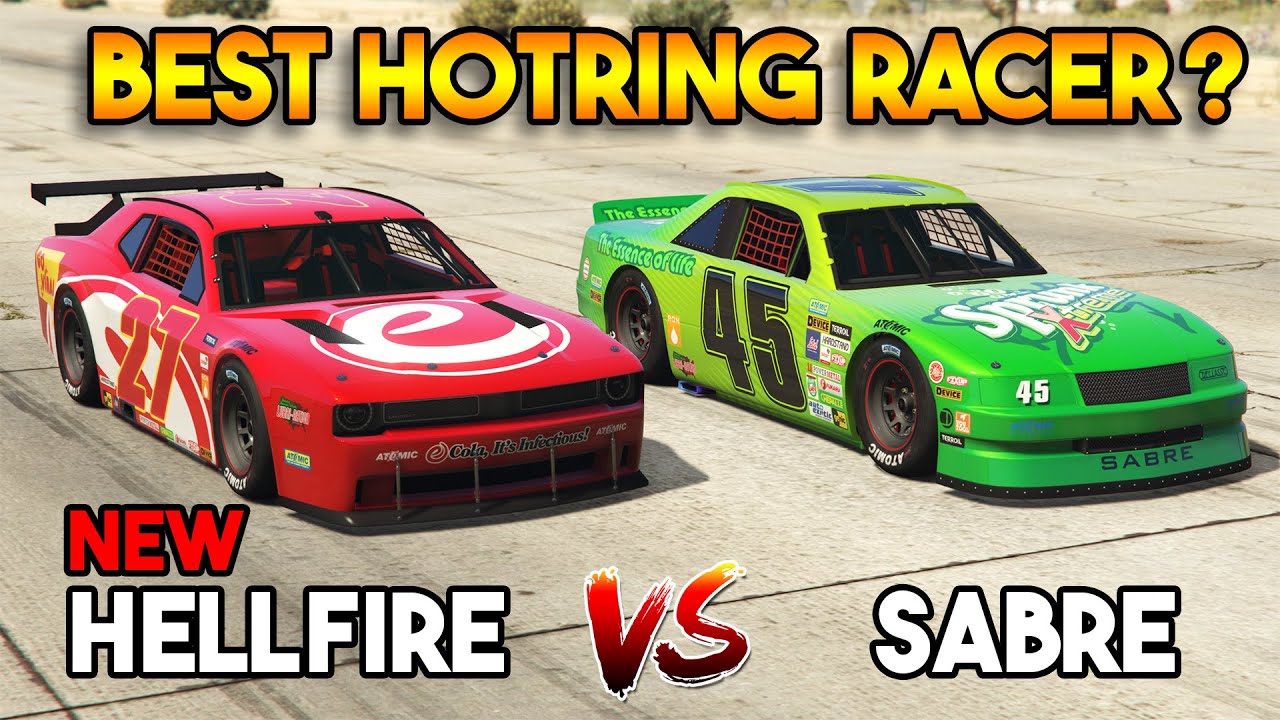 GTA 5 ONLINE : HOTRING HELLFIRE VS HOTRING SABRE (WHICH IS FASTEST HOTRING RACER CAR?)