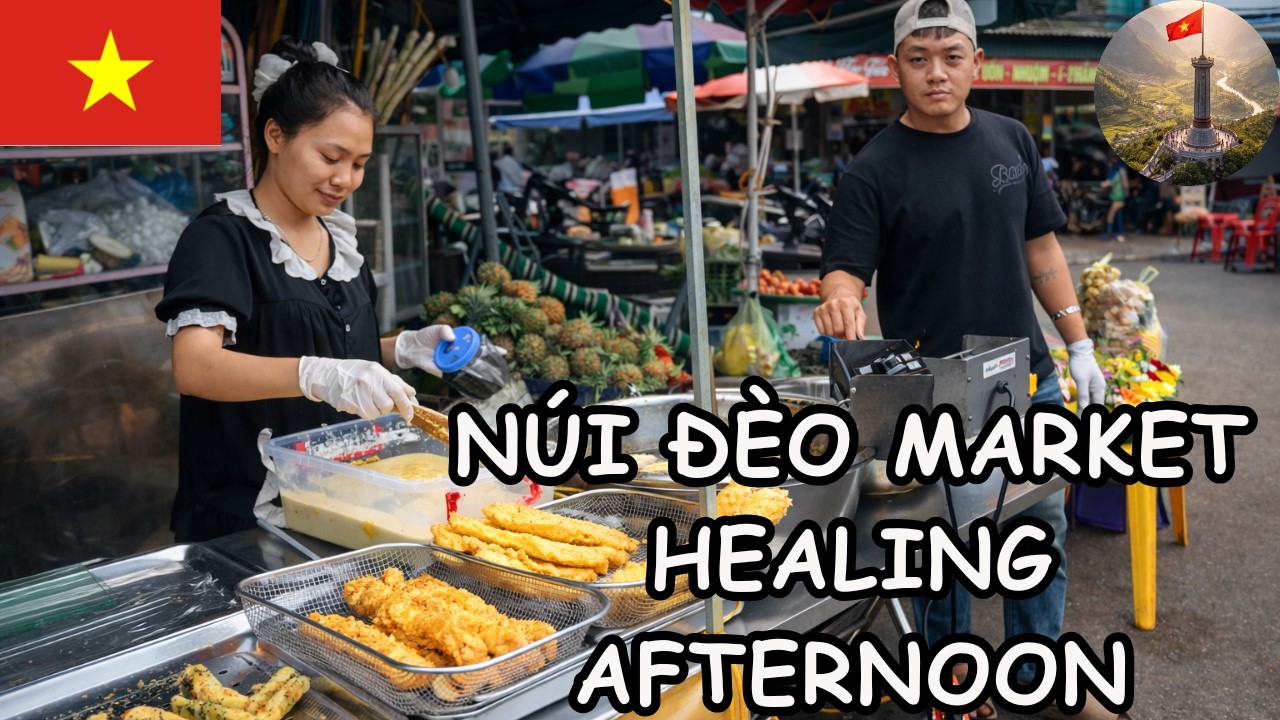 Nui Deo Market Walking Tour  Smiles & Everyday Life in Northern Vietnam