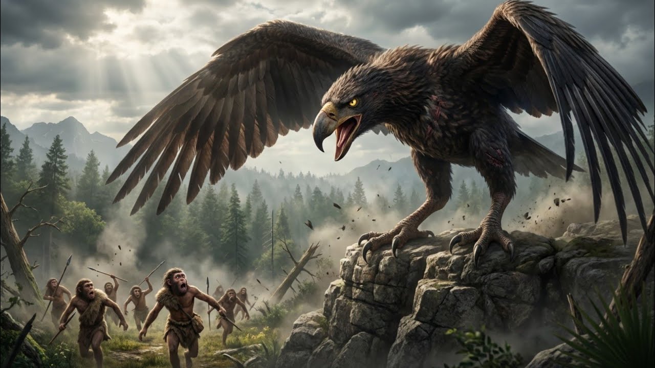 Stone Age Tribe vs Giant Terror Bird | The Deadliest Prehistoric Survival Encounter