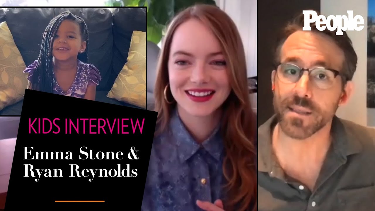 Ryan Reynolds & Emma Stone Answer Kids Questions | People