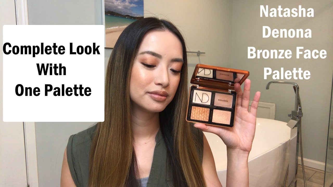 Natasha Denona Bronze Face Glow Palette Blush - Complete Look With One Palette Series 6 of 6