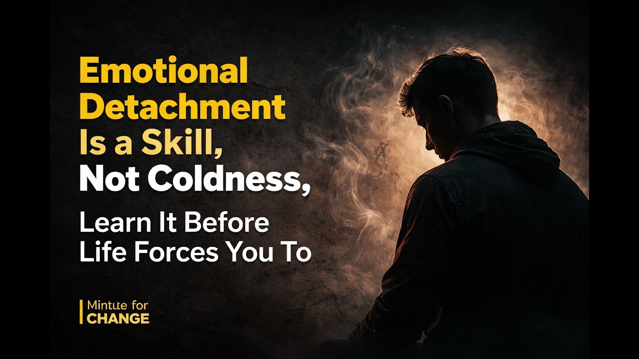 Emotional Detachment Is a Skill, Not Coldness, Learn It Before Life Forces You To